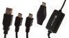  Зарядный кабель для 2-х мобильных устройств/игровых геймпадов (Mini USB) (Android/PS3/PS4) 