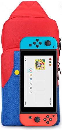 Сумка для аксессуаров и консоли Go Pack Super Mario Overalls (Switch/Switch OLED)