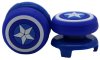 Накладки на стики для геймпада DualSense FPS Captain America\D6 (синий) (2 шт) (PS5/PS4)