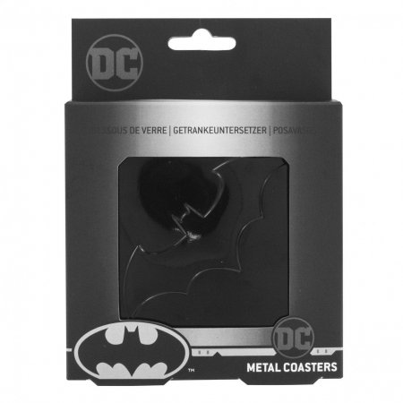     Paladone:  (Batman)   (DC Comics) (Metal Coasters) (PP4116BM) 4 