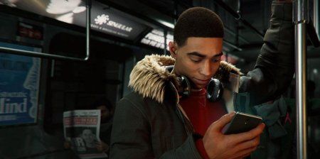 Игра Marvel Человек-паук (Spider-Man): Майлз Моралес (Miles Morales) Русская Версия (PS4/PS5) USED Б/У Playstation 4