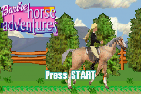   :   (Barbie Horse Adventures: Blue Ribbon Race)   (GBA)  Game boy