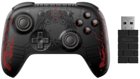 Геймпад беспроводной 8BitDo Ultimate 2C (Black Myth: Wukong Edition) (PC/Android) 