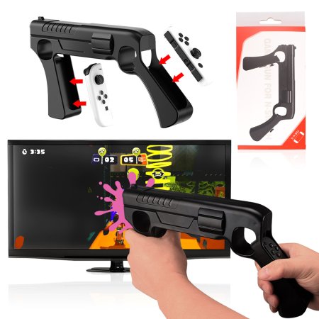 Автомат-крепление для контроллеров Joy-Con Game Gun (GNS-870) Черный (Switch)