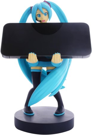  Фигурка подставка для геймпада/телефона Cable Guys: Хацунэ Мику (Hatsune Miku) (895463) 20 см 