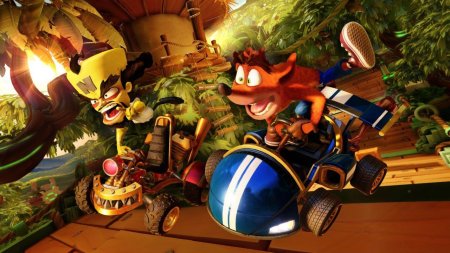 игра Crash Team Racing: Nitro-Fueled (Switch) USED Б/У для Nintendo Switch