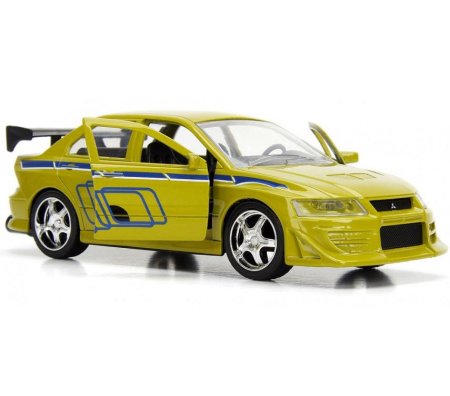 Машинка Jada Toys: 2002 Митсубиси Лансер ЭВО VII 1:32 (2002 Mitsubishi Lancer EVO VII 1:32) Форсаж (The Fast and the Furious) (99789) 12 см 
