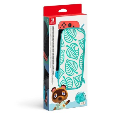 Чехол-сумка + защитная пленка Animal Crossing: New Horizons (Switch)