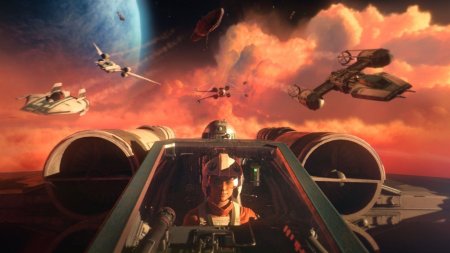 Игра Star Wars: Squadrons (с поддержкой PS VR) Русская Версия (PS4) USED Б/У Playstation 4