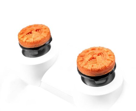  Накладки на стики для геймпада KontrolFreek Atomic Performance Thumbsticks \ 23 (2 шт) Оранжевый/Черный (PS4) 