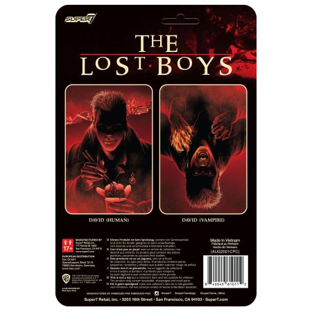 Подвижная фигурка Super7 ReAction figures: Вампир Дэвид (David) Пропащие ребята (Lost Boys) (LOSTW01-DAV-01) 9,5 см 