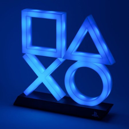  Светильник Paladone: Иконки плейстейшн (Playstation Icons Light XL)  (PP7917PS) Синие 32 см