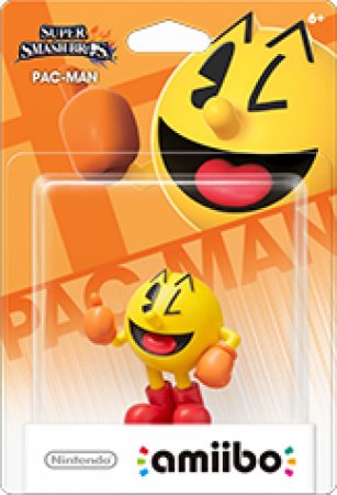 Amiibo: Интерактивная фигурка Пэкмен (Pac Man) (Super Smash Bros. Collection)