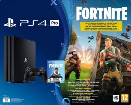   Sony PlayStation 4 Pro 1Tb Eur  + Fortnite 