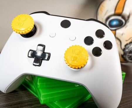 Накладки на стики для геймпада KontrolFreek Borderlands 3 \ 35 (2 шт) Желтый/Черный (Xbox One) 