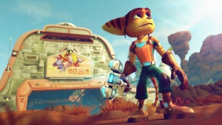Игра Ratchet and Clank Русская Версия (PS4) USED Б/У Playstation 4
