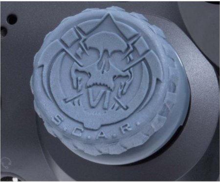  Накладки на стики для геймпада KontrolFreek FPS Freek CALL of DUTY Infinite Warfare S.C.A.R \ 17 (2 шт) Серо-голубые (PS4) 