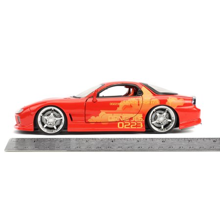  Машинка Jada Toys: 1993 Мазда РХ-7 ФД3С-Вайд Боди (1993 Mazda RX-7 FD3S-Wide Body 1:24) Форсаж (The Fast and the Furious) (30747) 20 см