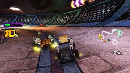 игра Nickelodeon Kart Racers Bundle (Код на загрузку) + Руль (Switch) для Nintendo Switch