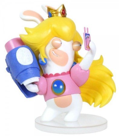 Фигурка Ubisoft: Кролик Пич (Rabbid Peach) Mario + Rabbids Kingdom Battle (Битва За Королевство) 8 см