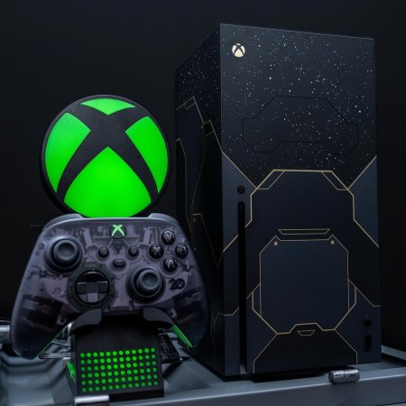  Фигурка подставка для геймпада/телефона Cable Guys IKON: Иксбокс Лайт Ап (XBOX Light Up) (896002) 20 см 