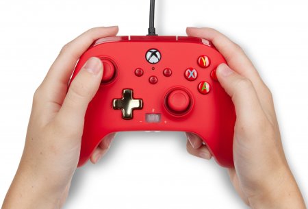   PowerA Enhanced Wired Controller for Xbox Series X/S (1518810-01) Red ()  (Xbox One/Series X/S/PC) 