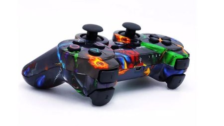 Геймпад беспроводной Dualshock 3 Wireless Controller (Герои Marvel: Spider-Man) (PS3) 