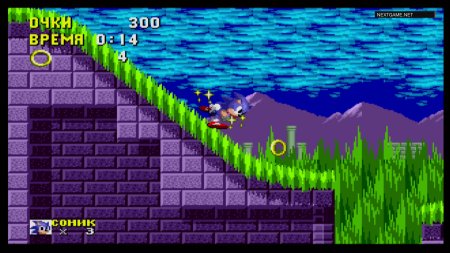Соник Ежик (Sonic The Hedgehog) Русская Версия (16 bit) 