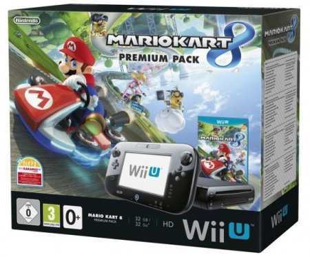   Nintendo Wii U 32 GB Premium Pack +  Mario Kart 8 (Wii U) Nintendo Wii U