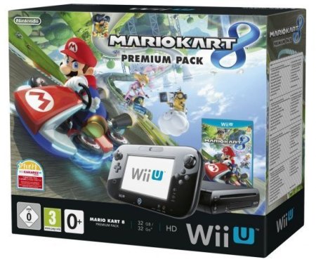 Nintendo Wii U 32 GB Premium Pack + игра Mario Kart 8 (Wii U)