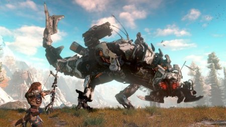 Игра Horizon Zero Dawn. Complete Edition Русская Версия (PS4) USED Б/У Playstation 4