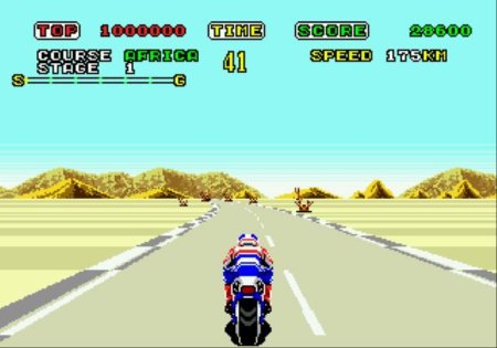 Super Hang-On (Супер мотогонки) Русская Версия (16 bit) 