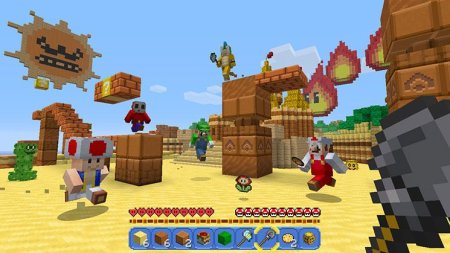 игра Minecraft + Super Mario Mash-Up Pack Русская Версия (Switch) для Nintendo Switch