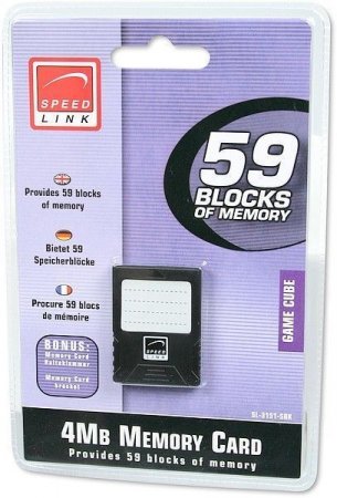   (Memory Card)  GameCube 4 MB (Wii)