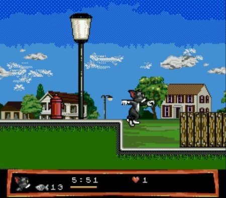 Том и Джерри (Tom and Jerry: Frantic Antics) Русская Версия (16 bit) 