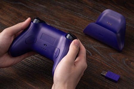 Геймпад беспроводной + Док-станция 8BitDo Ultimate 2.4G Purple (Фиолетовый) (PC/Android) 