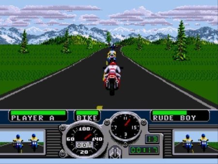 Гонки На Спортбайках (Road Rash) Русская Версия (16 bit) 
