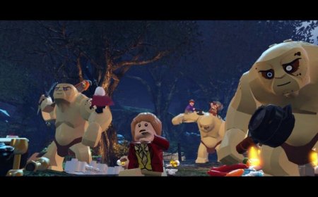 Игра LEGO Хоббит (The Hobbit) Русская Версия (PS4) USED Б/У Playstation 4