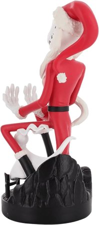 Фигурка подставка для геймпада/телефона Cable Guys: Санта Джек Скеллингтон (Santa Jack Skellington) Кошмар перед Рождеством (The Nightmare Before Christmas) 20 см
