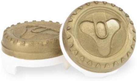  Накладки на стики для геймпада KontrolFreek Destiny 2 Signature \ 11 (2 шт) Золотой/Белый(PS4) 