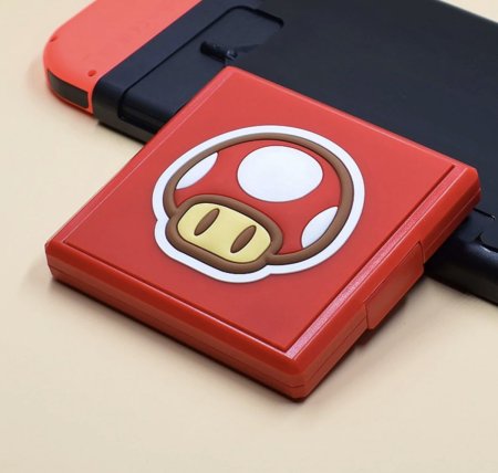 Кейс для хранения картриджей Super Mario Toad (NSW-038U) Красный (Switch)