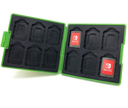 Кейс для хранения картриджей Yoshi (NSW-038U) Зеленый (Switch)