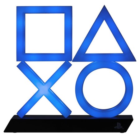  Светильник Paladone: Иконки плейстейшн (Playstation Icons Light XL)  (PP7917PS) Синие 32 см