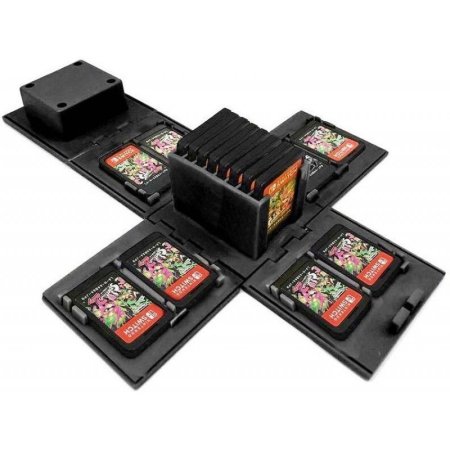 Кейс для хранения картриджей One Piece (NSW-038Uкуб) Черный (Switch)