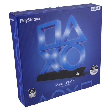  Светильник Paladone: Иконки плейстейшн (Playstation Icons Light XL)  (PP7917PS) Синие 32 см