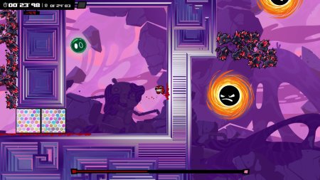 игра Super Meat Boy Forever (Limited Run #116) Русская Версия (Switch) для Nintendo Switch