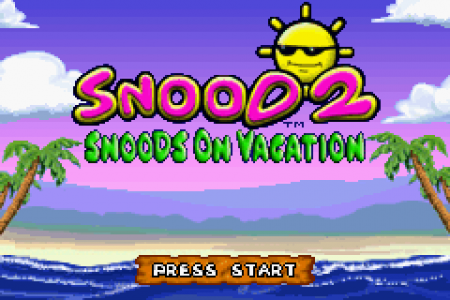   2  1 Snood / Snood 2: On Vacation (GBA)  Game boy