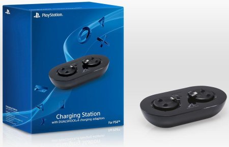  Зарядная станция для 2-х геймпадов Sony (контроллеров PS Move/Move Navigation Controller) (CECH-ZCC1U) (3000389) Оригинал (PS4) USED Б/У 