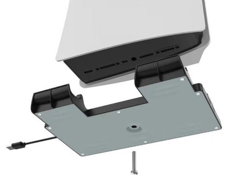 Подставка для вертикальной установки консоли + зарядная станция для 2-х геймпадов + USB HUB разветвитель IPLAY (HBS-269) (PS5)