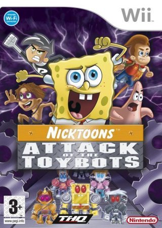   Nickelodeon: Spongebob and Friends: Attack of the Toybots (Wii/WiiU)  Nintendo Wii 
